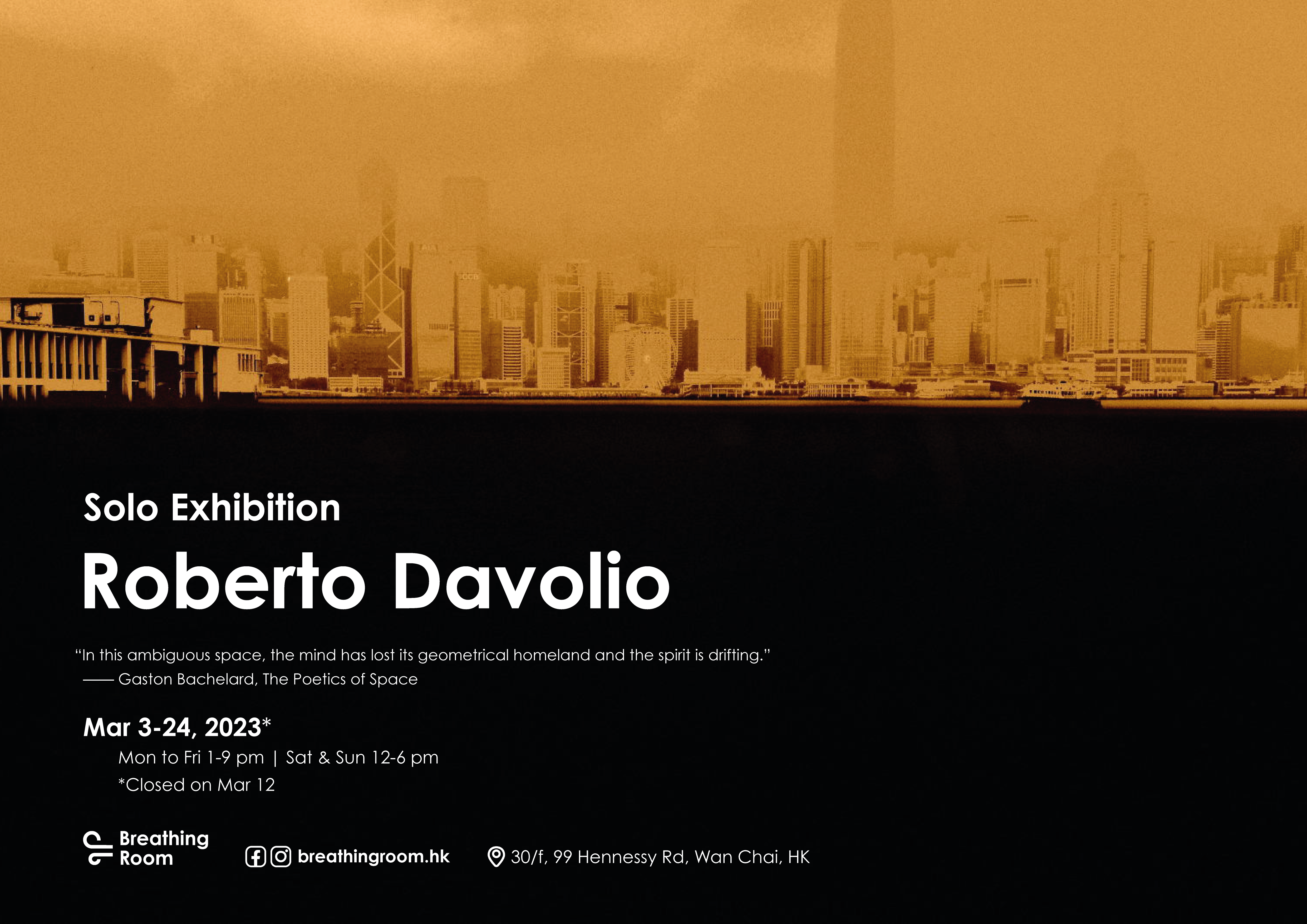 Roberto Davolio: Solo Exhibition 個人攝影展